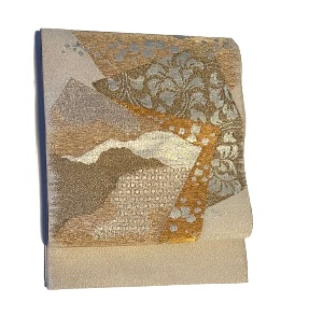 FUKURO OBI / WOVEN MICHINAGADORI & FLOWER